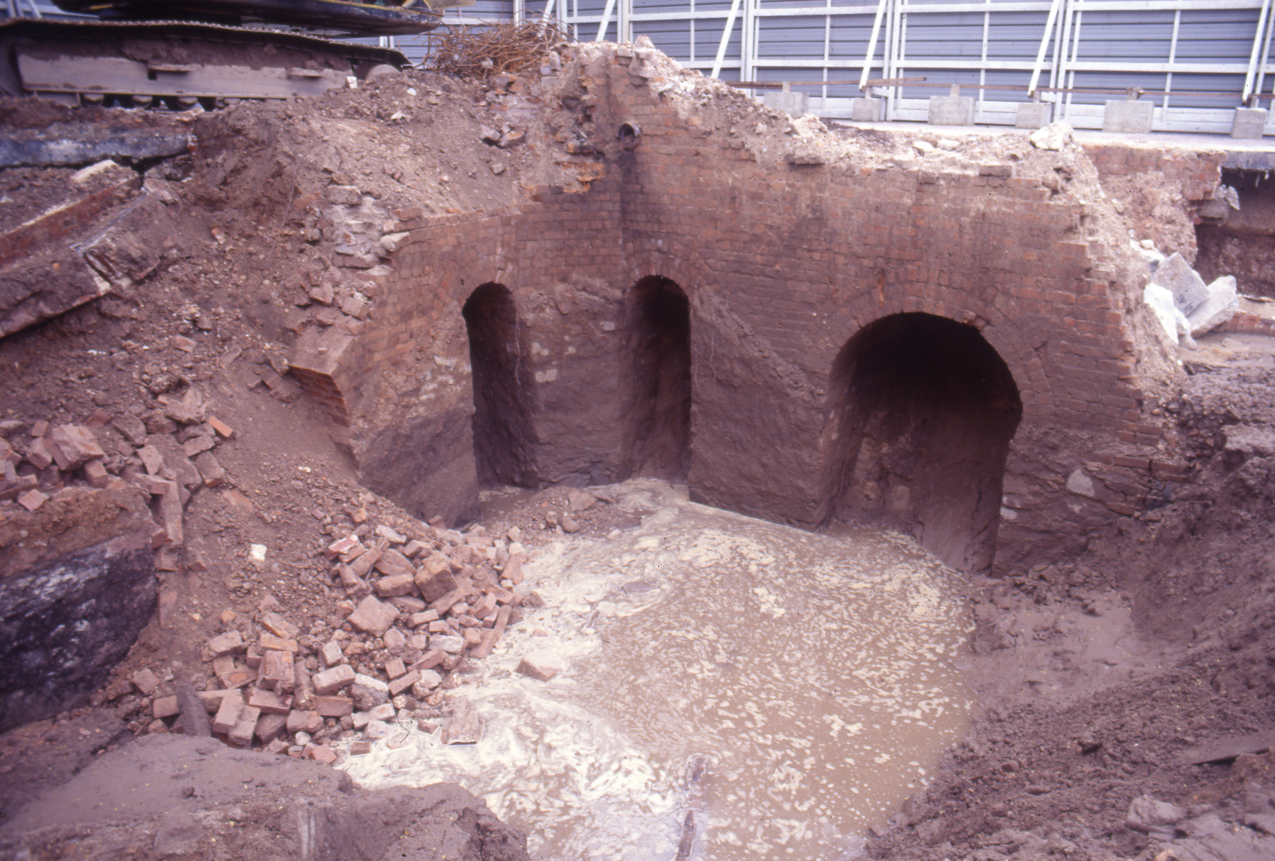 Figure 2. Old Treasury in the Process of Demolition