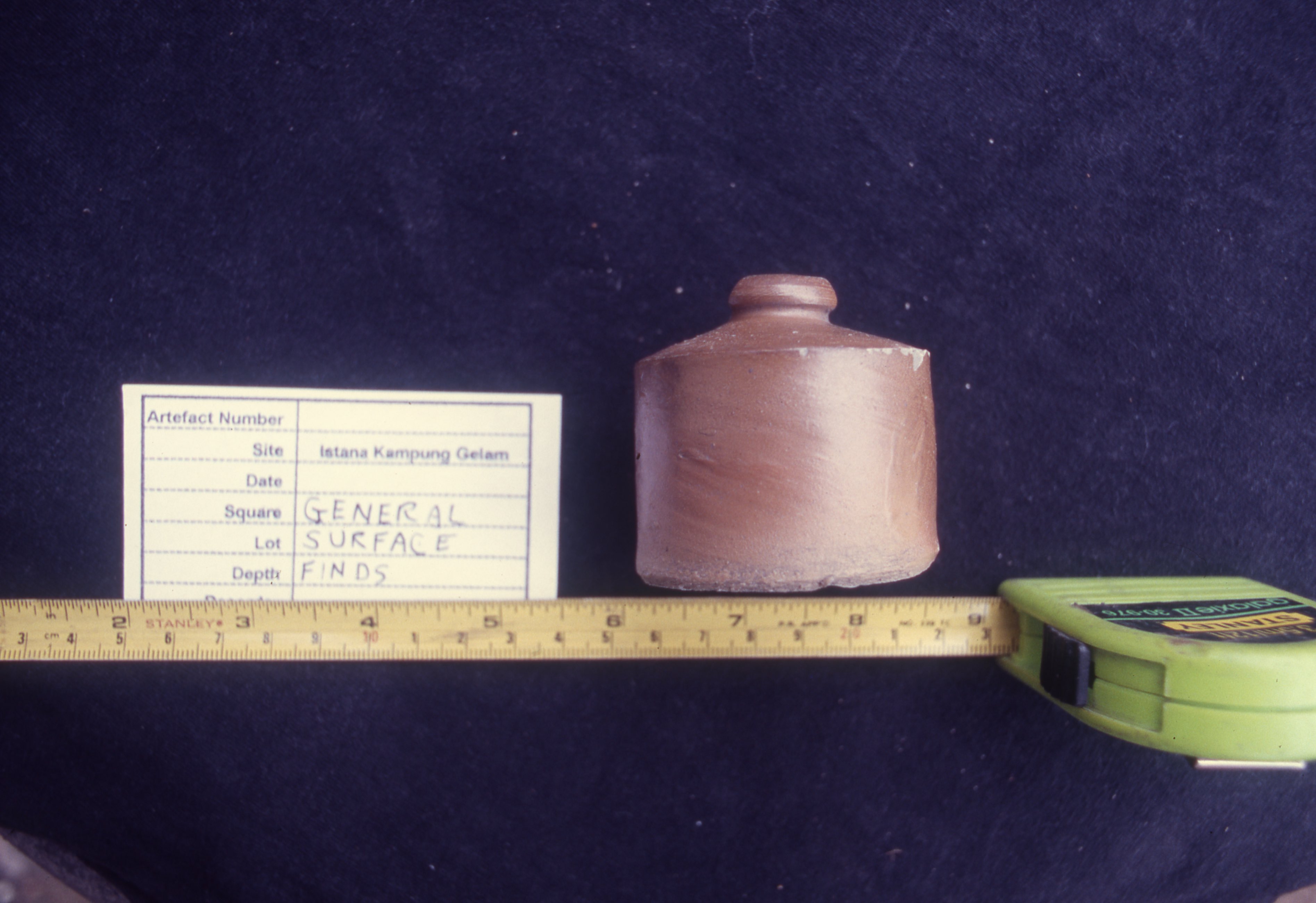 Fig 13. European stoneware ink bottle