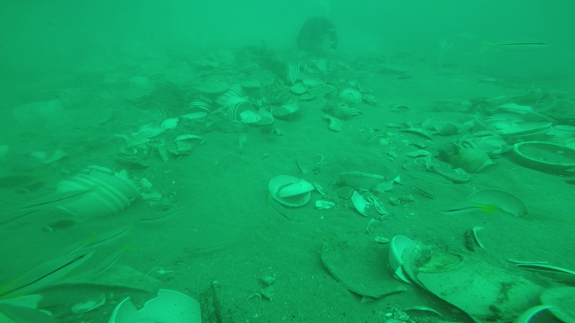 Initial site investigation by PT Cosmix Asia. There is clear evidence of looting.