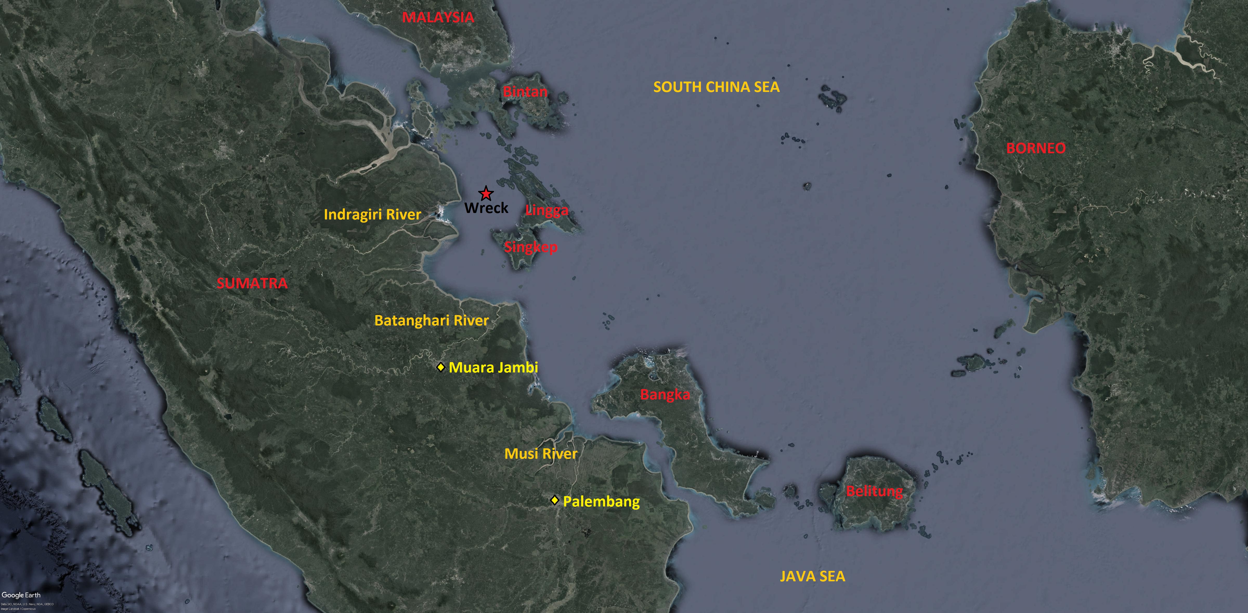 Potential destinations.