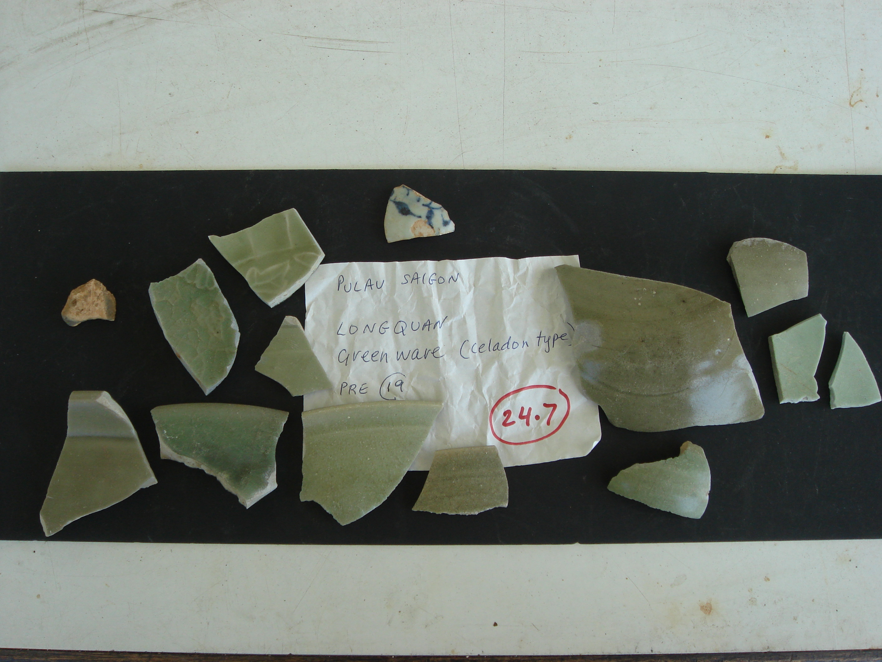 Fig. 5 14th-century porcelain sherds