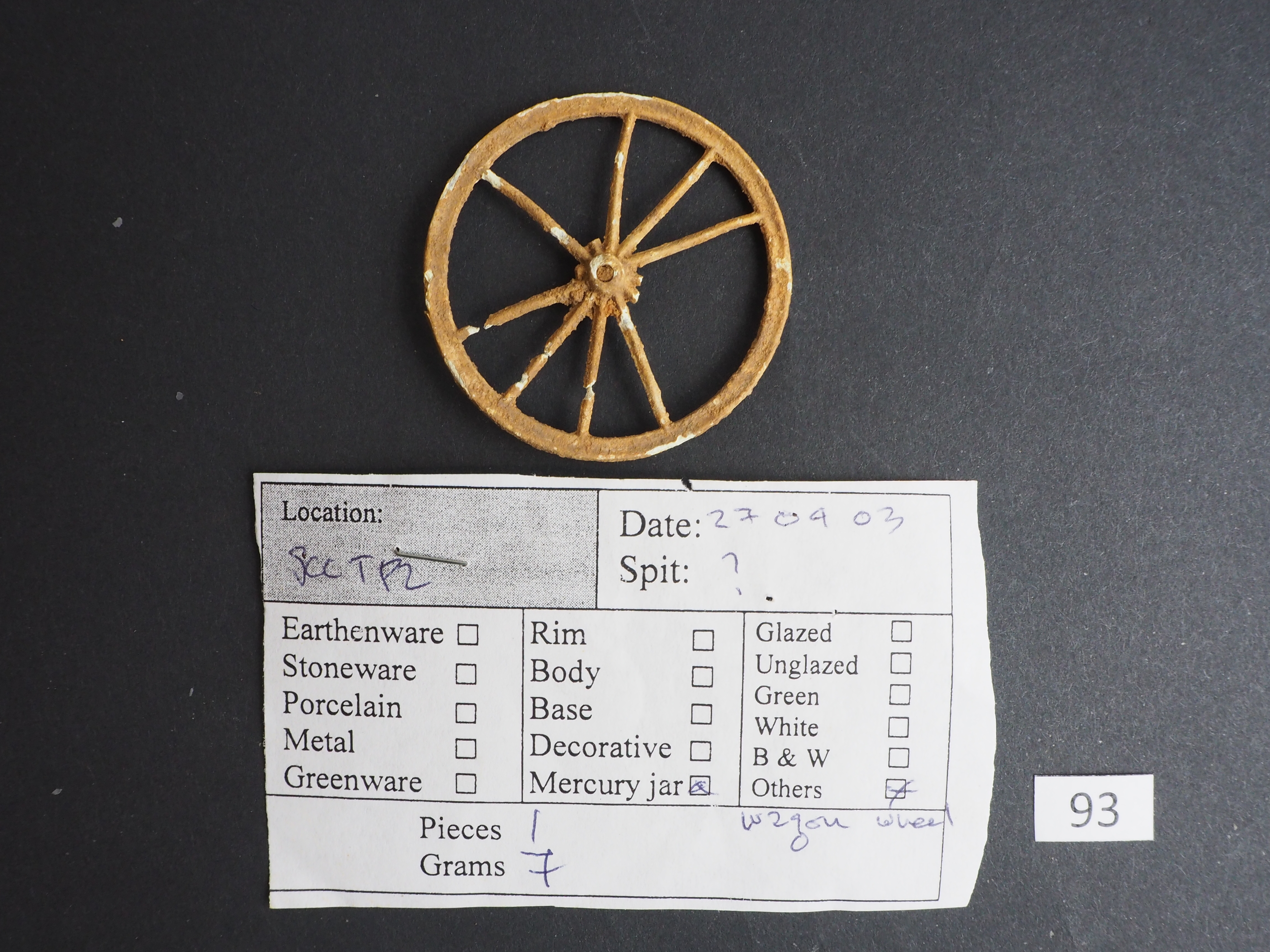 <strong>Plate 13</strong> side A after surface cleaning