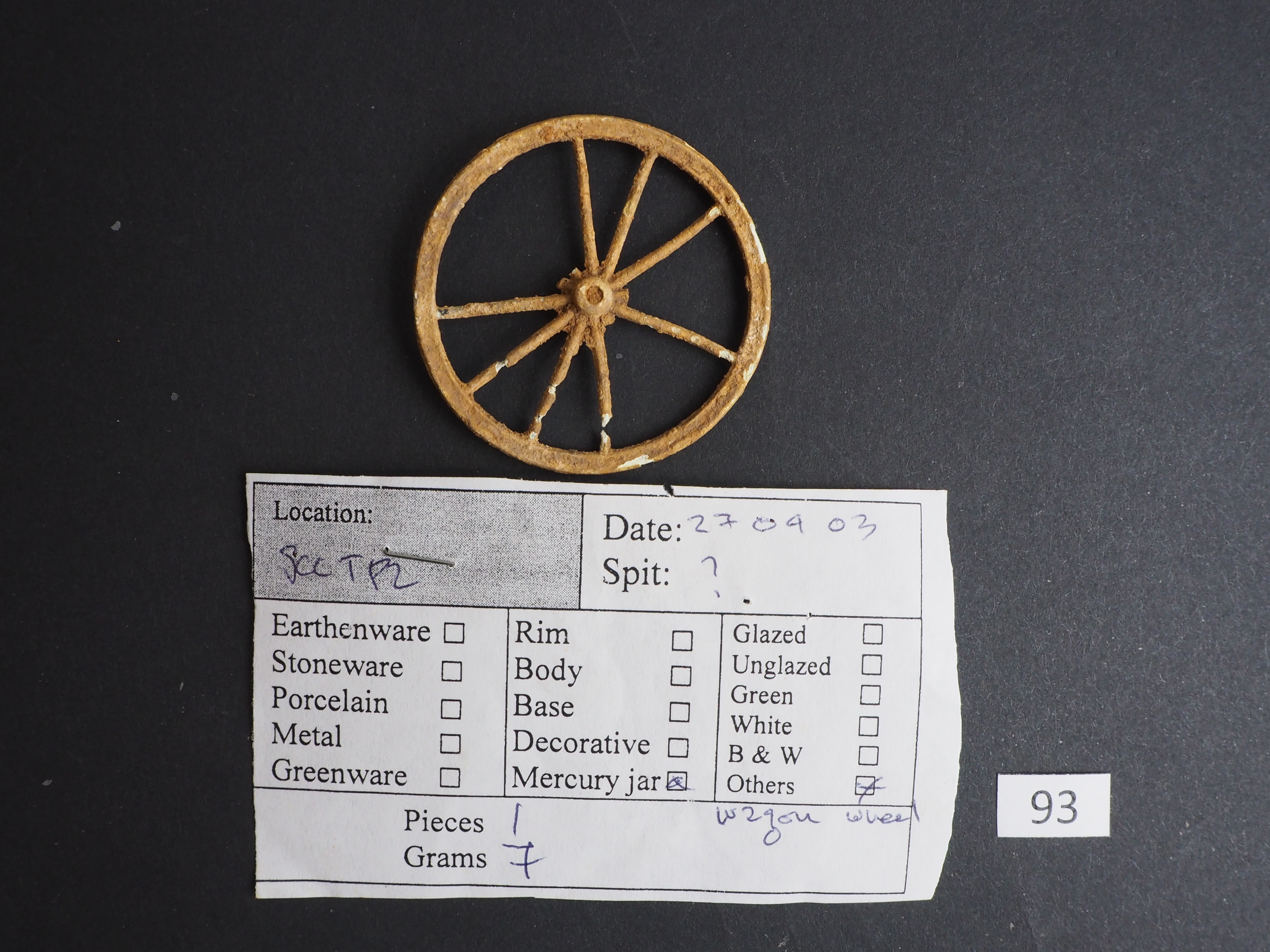 <strong>Plate 14</strong> side B after surface cleaning