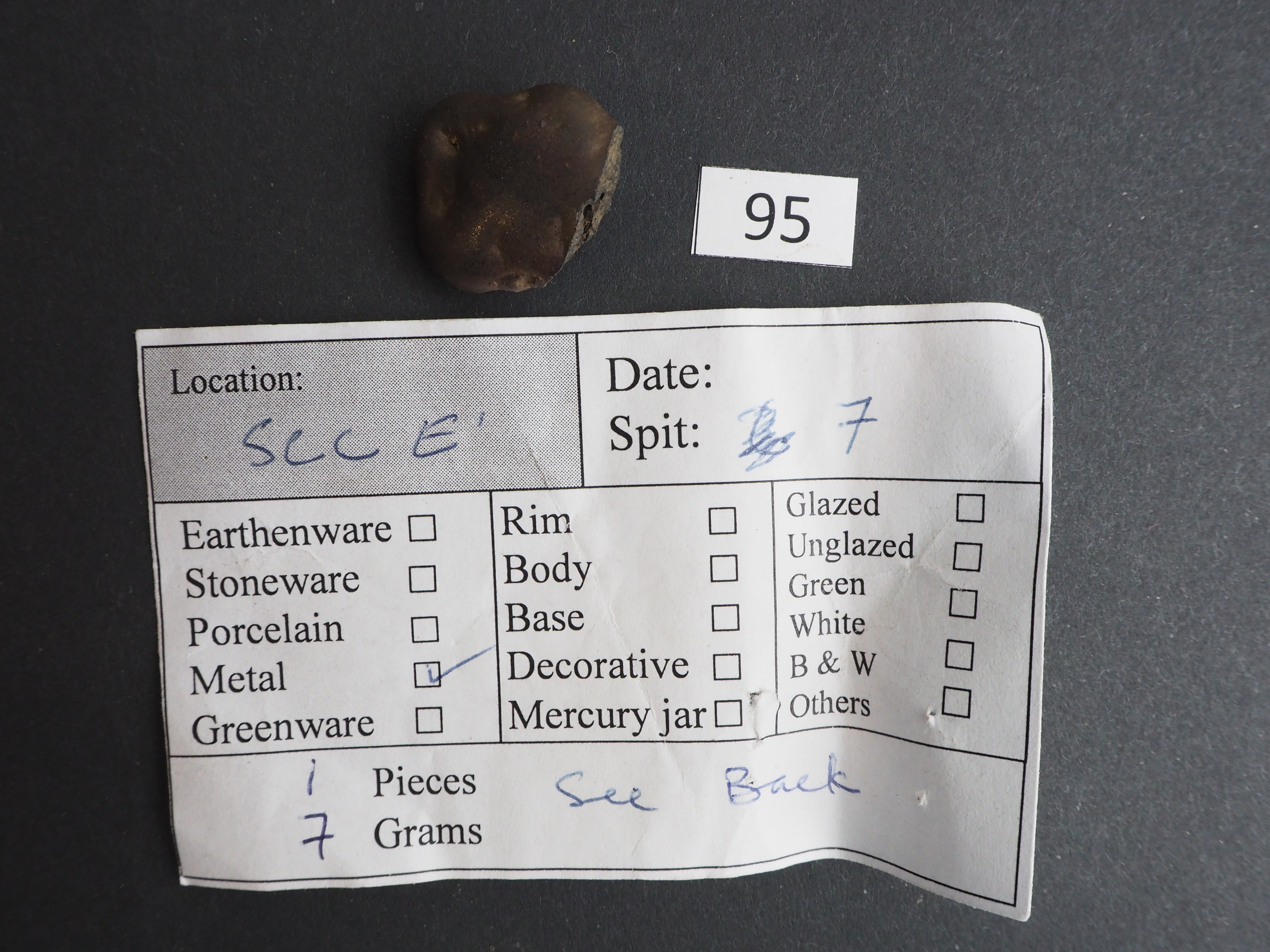 <strong>Plate 11</strong> Stone before treatment