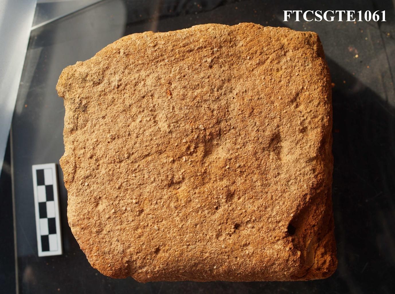 Figure 63. 14th-century brick fragment