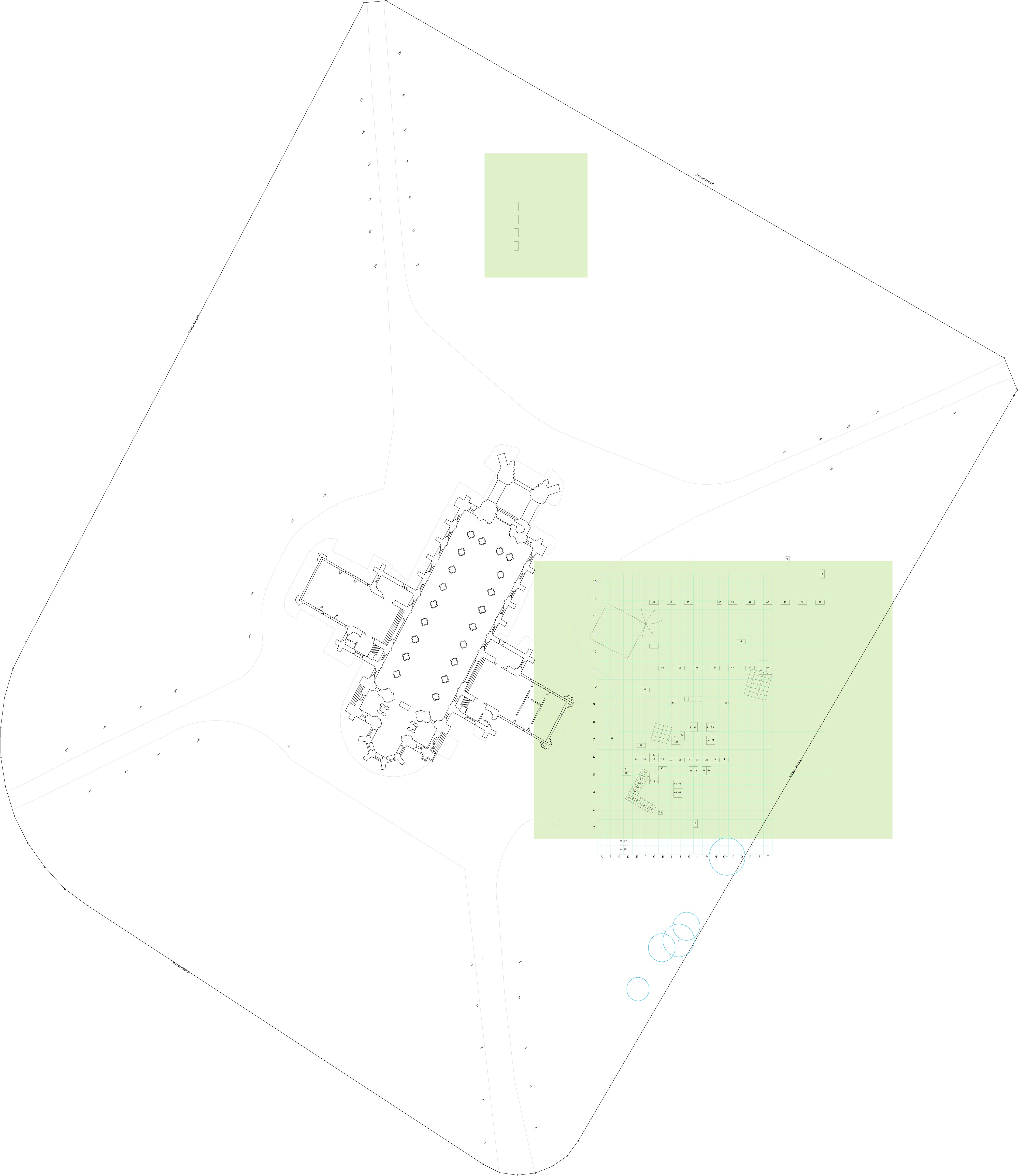 Figure 4: The site plan of the STA excavation project as of 24 January 2004